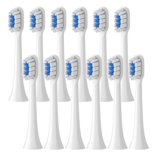 �����p�u���V�w??�b�h�A�݊���������܂��V���I�~ T301 T302 T501 /501CSonic�d�����u���V�w�b�h�ɑΉ�(T301-302-WH-12Pcs)