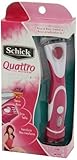 Es el único Razor con 4 cuchillas ultra delgado para duradera suave con la piel y un bikini Trimmer resistente al agua incorporado en uno.