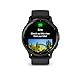 Garmin Venu 3 Advanced Fitness and Health Tracker Smart Watch with Slate Stainless Steel Bezel and 45 MM Black Case and Silicone Band 1.4 Inch AMOLED Touch Screen Display