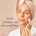 Kitsch Derma Roller for Face, Face Roller for Beard, Skin Care Tools, Gifts For Women and Men, Travel Essentials, White - Image 5