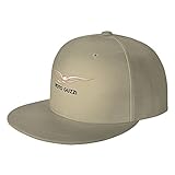 Tamaño: ajustable Lanzyee Mo to Gu-z-zi Logo Flat Brim Snapback Hat Adjustable Gorras de béisbol Baseball Cap Natural One Size