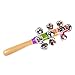 Produktbild WDOIT 1 Stuck Baby Hand Bells Woody Rainbow Radaufhängung Glocken Kinder Holz Spielzeug