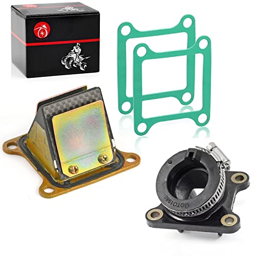 Carb Intake manifold boot and Reed Valve & Gasket For KAWASAKI KX85 KX100 2001-2021