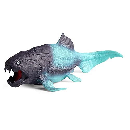 FLORMOON Figura de Animales Realista, Modelo de acción de Dunkleosteus, Juguete Educativo, Regalo de cumpleaños, decoración de Pastel para niños