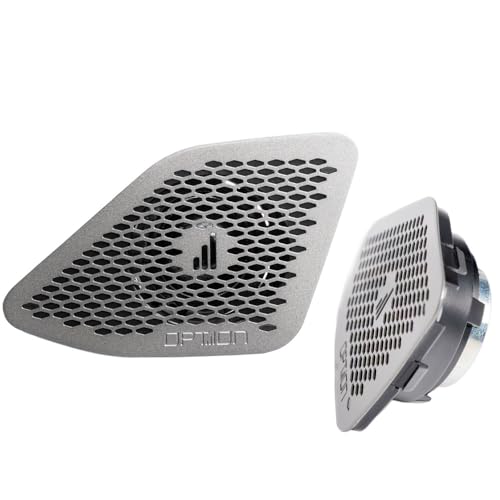 Option Tweeter Pro de gama alta compatible con VW T6 | mejora de sonido HD | incluye rejilla de cobertura, 25 mm de seda, Plug & Play para instalación original