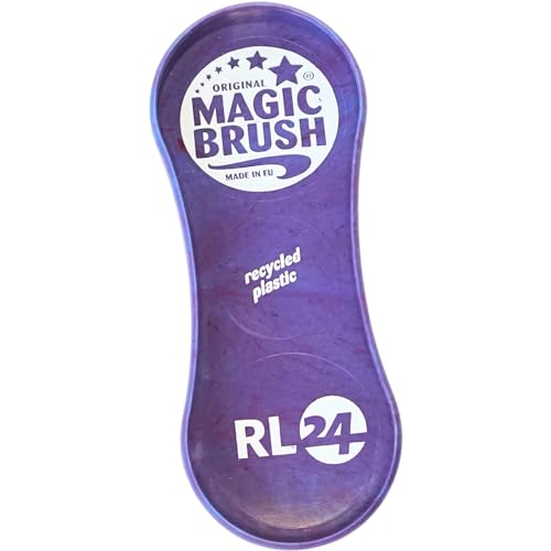 RL24 - Bürstenset (3-teilig) MagicBrush | Hufkratzer für Pferde | für hartnäckigen Schmutz | Pferdebürste für Fellwechsel | reinigt den Hufstrahl | Pferde Zubehör | Edition Wildberry recycled