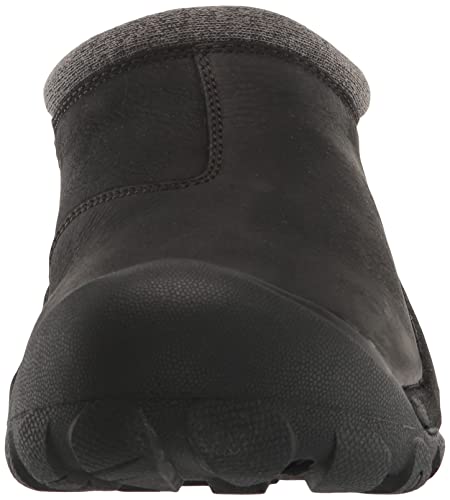 Keen Men's Targhee 2 Slip On Casual Leather Clog, Black/Black, 11 #TOP1