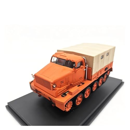 Maqueta de Coche a Escala Camión Aleación con Caja Acrílico Modelo De Vehículo Combate De Orugas A Escala 1:43 Juguete Exhibición Coleccionable Miniaturas de automoción