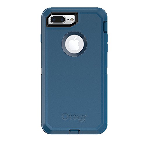 Otterbox Rugged Protection Defender Case For Iphone 8 Plus And Iphone 7 Plus - Retail Packaging - Bespoke Way (Blazer Blue/Stormy Seas Blue) #TOP19
