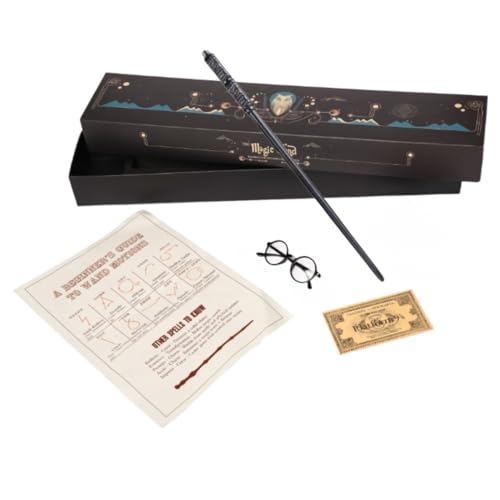 Image of HP Magic Wand for Kids Cosplay - New Designed Magical Wand with Music Box for Potterheads - Birthday Christmas Combo (Snape with Sunglass)