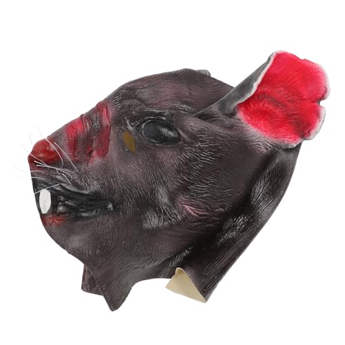 Masque demi-tête souris pour fête de carnaval et soirée cosplay entre amis