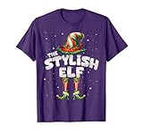 I'm The Stylish Elf Family Matching Group Christmas T-Shirt