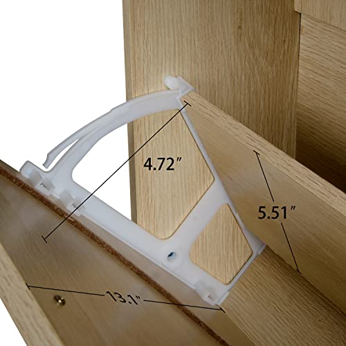 Zehuoge Natural Rattan Shoe Cabinet With 3 Flip Drawers, Modern 3-Tier Shoe Rack Storage Cabinet For Heels, Boots, Slippers, Free Standing Shoe Rack, Entrance Hallway Entryway #TOP7