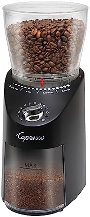 Infinity Plus Conical Burr Grinder, Black