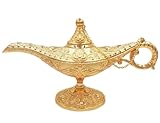 Hourwof Vintage Aladdin Magic Genie Lamp,Arabian Nights Costume Prop Lamp for Wedding Theme...