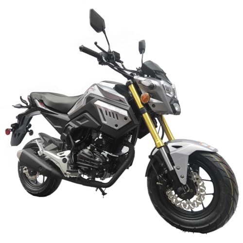 X-PRO Vader 150 Street Motorcycle with 5-Speed Manual Transmission, Electric/Kick ...