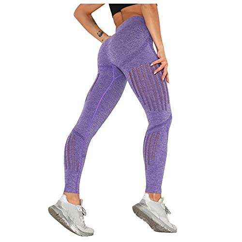 mmknlrm Calça Yoga Casual Up Running Legging Feminina Yoga Justa Esporte Push Stretch Yoga Pants Sha