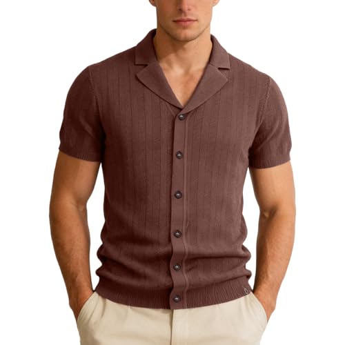 Polo de golf homme en tricot fluide anti-transpiration et coupe baggy confortable