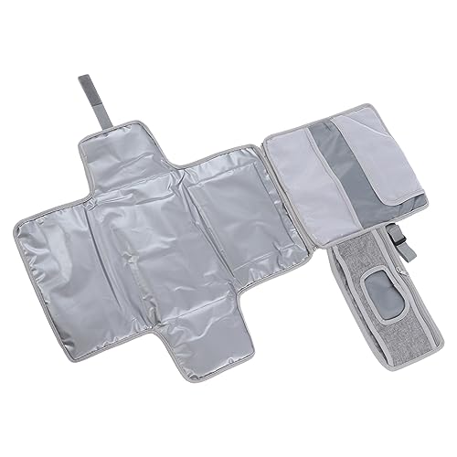 Trocador Portátil, Trocador de bebê Portátil Grande Capacidade para Viagens para Bebês (Cinza)