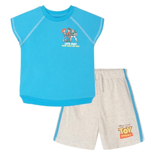 Image of Disney T-Shirt & French Terry Shorts Set Toddler to Big Kid Sizes (2T - 14-16)
