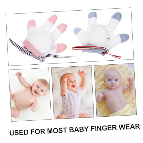 Guantes antisucción para bebés Toyvian cómodos con protección contra morderse los dedos 3