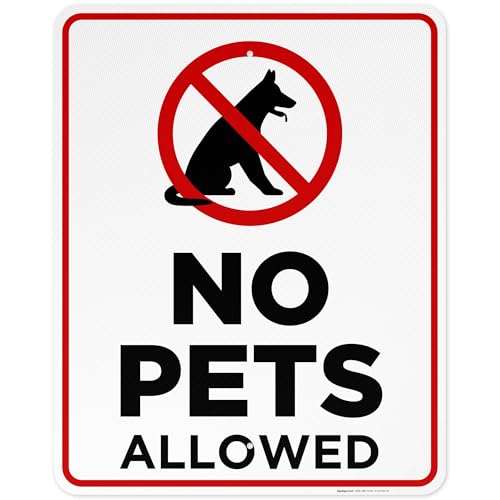 No Pets Allowed Sign, No Dogs and Cats Allowed Sign,