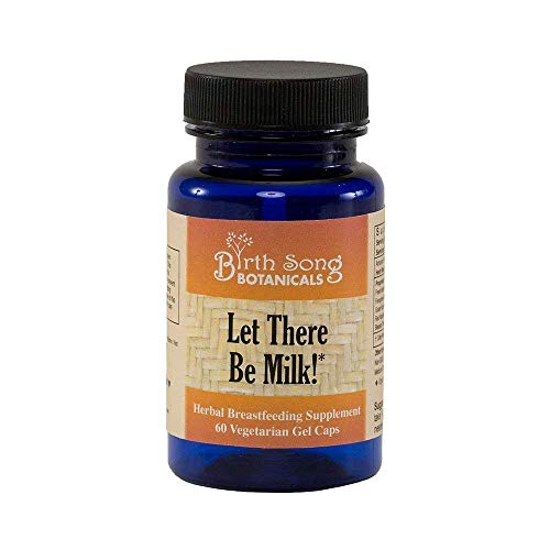 Image of Birth Song Botanicals Let There Be Milk! Vegetarian Liquid Capsules – Fenugreek, Goat’s Rue, Blessed Thistle to Boost Milk Supply – Breastfeeding Supplement for Nursing & Pumping Moms, 60 Count