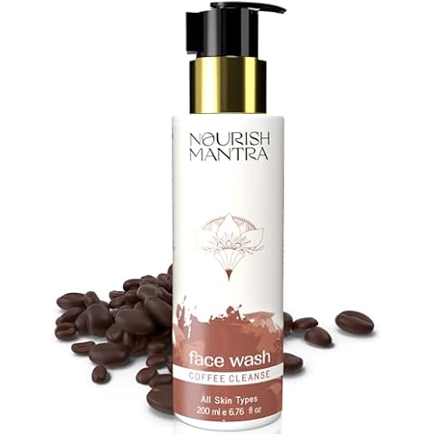 NOURISH MANTRA Coffee Cleanse Face Wash | Excess Oil Control, Pore Cleansing | Enriched With Coffee, Niacinamide, & Aloe Vera | Suits All Skin Types | For Men & Women | 200 ml Cover