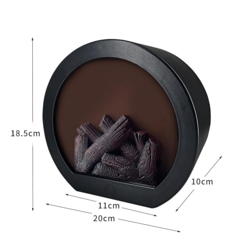 Efecto de llama chimenea interior para iluminar rincones oscuros de casa 2
