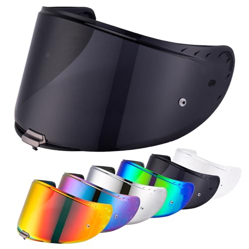 VCOROS Helmet Visor Shield For Challenger Challenger GT Full Face Helmet Shield Accessories (Black)