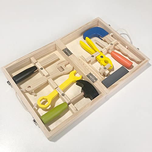 Montessori - Caja de herramientas para niños, herramientas de reparación de juguetes para niños pequeños