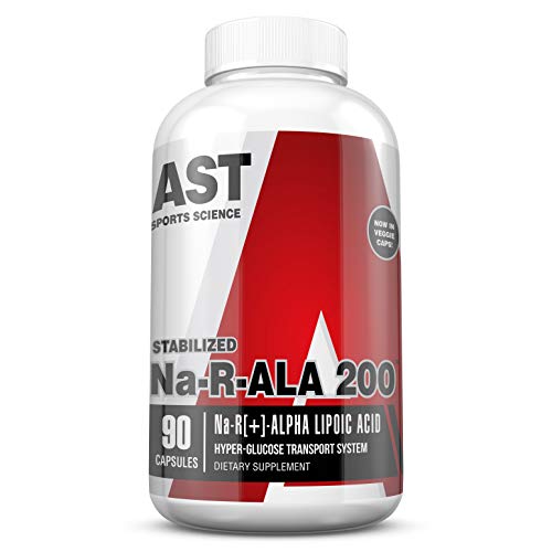 AST Sports Science Na-RALA 200 R[+]-Alpha Lipoic Acid Capsules 90 Capsules of Extra-Strength Stabilized Na-RALA (1)