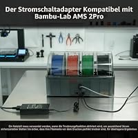 BCZAMD for Bambu-Lab AMS 2Pro 24V 4A Netzteil Adapter Automatisches Materialsystem: Ermöglicht Multifarben-Filamentdruck mit Trocknungsfunktion – 3D Drucker Zubehör – Ansicht 2