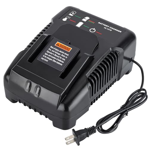 GRVODFRTA 18 Volt Battery Charger for Ridgid R86091 R86092 Replacement Charger Compatible with Ridgid 18V NiCad or Lithium Battery R840083 R840085 R840086 R840087 AC840085 AC840086 AC840087P AC840089