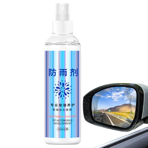Spray Nettoyant Vitres – 120ml Portable, Désembuage Rapide Résistant Pluie, Nettoyage Parfait Auto â€¦ – Vignette