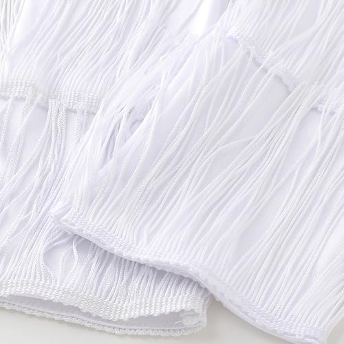 Guantes vintage de satén blancos largos accesorios de mujer para disfraces años 20 4