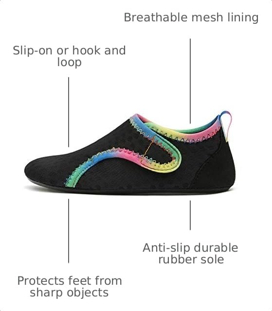 Image of Centipede Demon Kids Water Shoes Girls Boys Outdoor Quick Dry Barefoot Aqua Socks for Sport Beach Swim Pool Surf