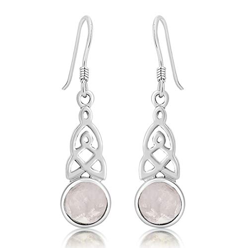 Boucles d'oreilles Triquetra argent 925 légères pour oreilles sensibles