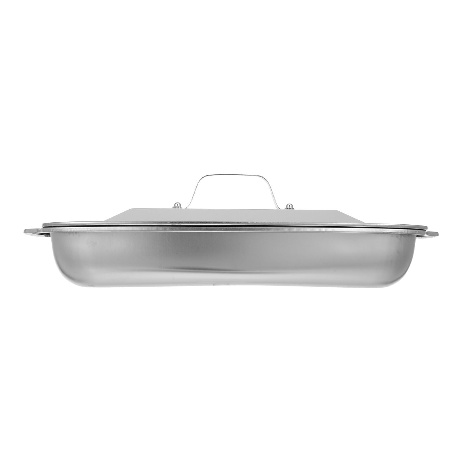 Bandeja para asar pescado en casa con diseño rectangular hondo