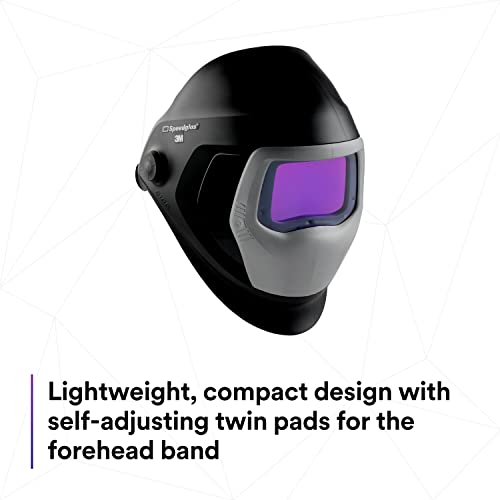 3M Speedglas Welding Helmet 9100, 06-0100-30Isw, With Auto-Darkening Filter 9100Xxi 3 Arc Sensors For Mmaw Tig Mig Tack Plasma Arc Welding And Grinding Mask, 1 Each, Black #TOP7