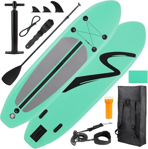 Tabla de Sup Paddle Surf Inflable, 305 x 76 x 15 cm con Accesorios Premium, abla Padel Surf Hinchable con Gran Estabilidad y Resistencia para Yoga, Turismo, Pesca, 200 KG