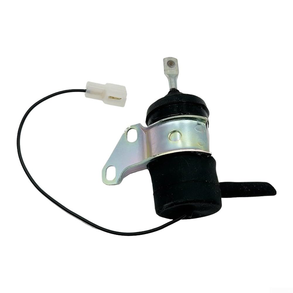 Solénoïde d'arrêt du moteur 16851-60014 de rechange 12 V, compatible avec les tracteurs et tondeuses Kubota