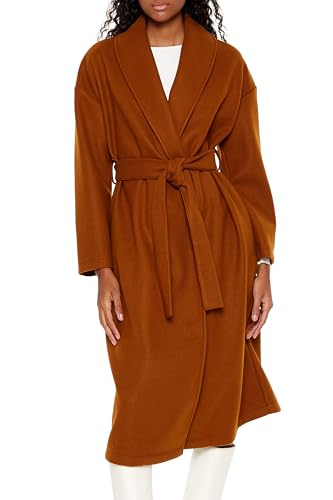 Forever 21 Women's Tie-Waist Trench Wrap Coat2