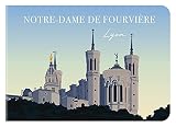 Clairefontaine 406013C Collection France Un Carnet Cousu Visuel 'Lyon' - A6 paysage 14,8x10,5 cm - 48 Pages Unies - Papier Ivoire 90 g - Couverture Carte Pelliculage Mat