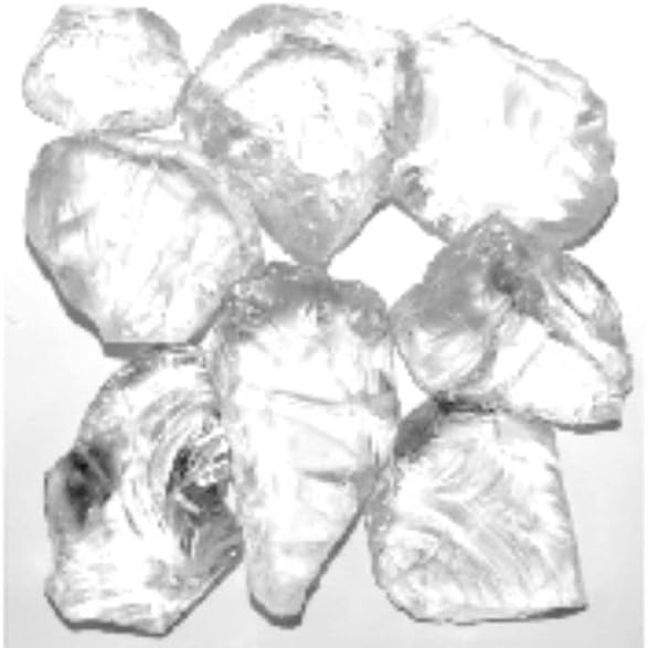 LCRCLEAM-3 Recycled Chunky Glass Crystal Clear - Medium - 0.5-1 in. - 3 lbs