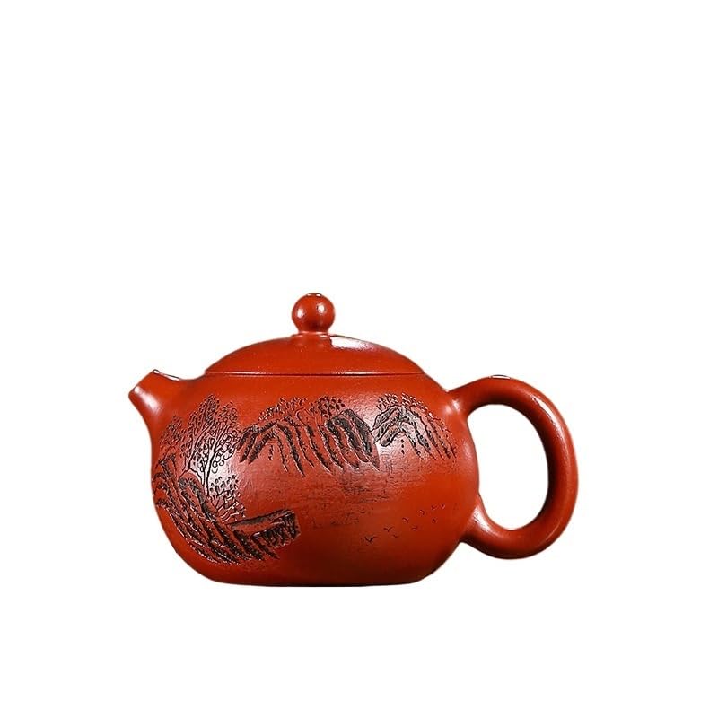 Czajnik do herbaty 150 ml Fioletowy czajnik do parzenia herbaty Zestaw Zisha Chiński czajnik wielofunkcyjny ceramiczny do herbaty, mleka, kawy, biura