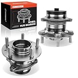 A-Premium 2 x Rear Wheel Bearing and Hub Assembly with 5-Lug Compatible with Mazda CX-7 2007-2012, FWD Only