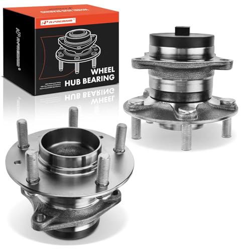 A-Premium 2 x Rear Wheel Bearing and Hub Assembly with 5-Lug Compatible with Mazda CX-7 2007-2012, FWD Only