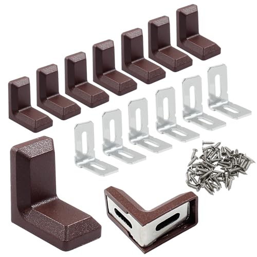 Zorveiio Plastic Right Angle Brackets