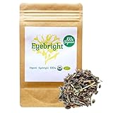 100%オーガニック アイブライト/Eyebright 目のハーブ ケルセチン タンニン ノラボノイド 目の疲れ ハーブティー アーユルヴェーダ コゴメグサ スキンケア リラックス 疲れ目 ブルーライト 肌 50g